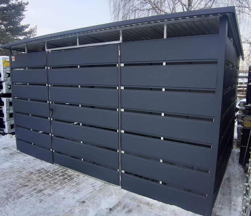 Duża Wiata z Paneli Śmietnikowa NOWOŚĆ