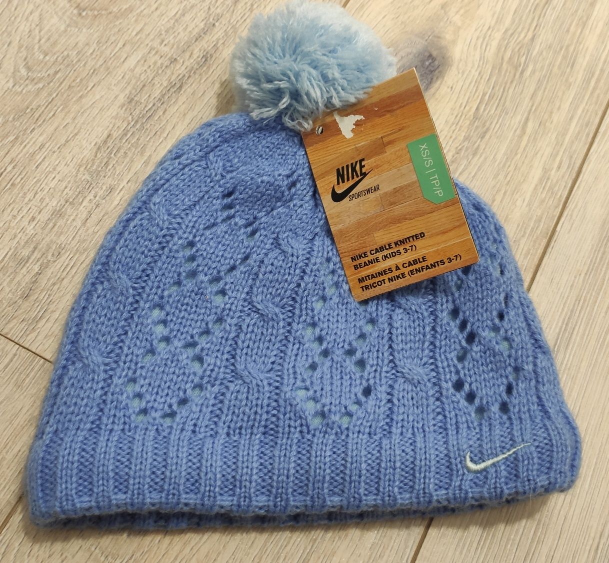NOWA ciepła czapka, czapeczka NIKE r. na ok 46cm