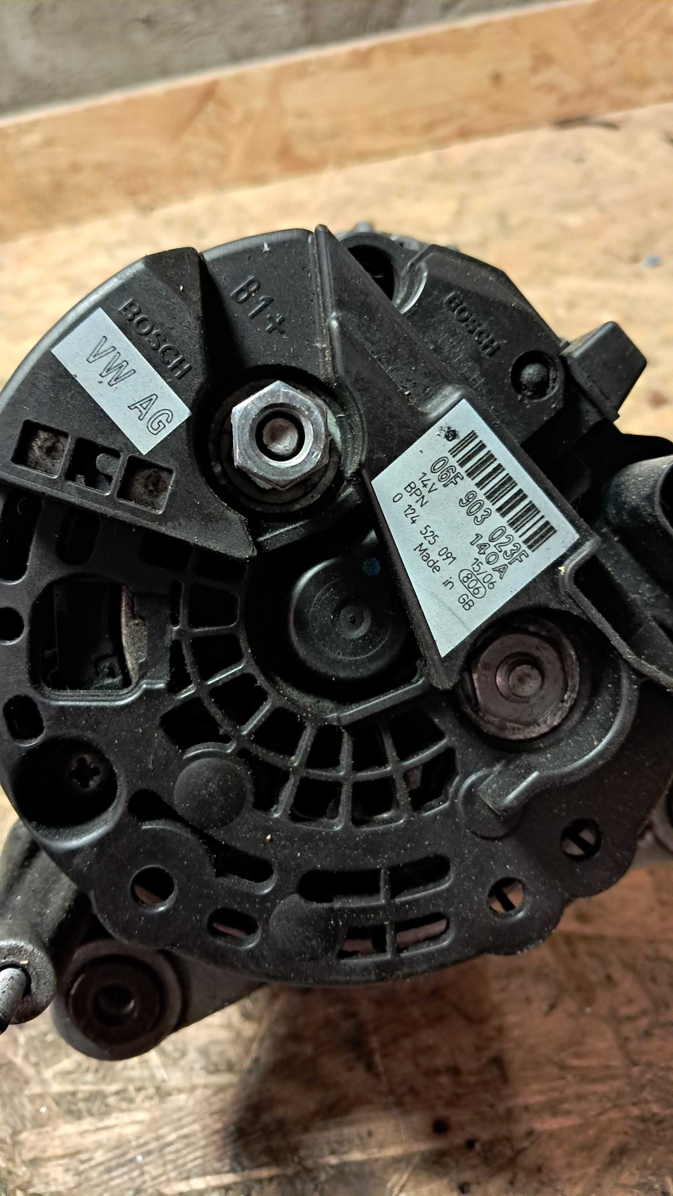 Rozrusznik i alternator, Golf V 1.6 mpi, 2006 rok