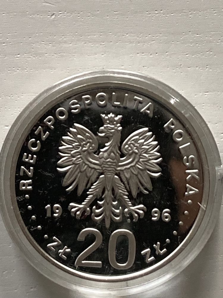 Srebrna moneta kolekcjonerska 20 zł Tysiąclecie Miasta Gdanska