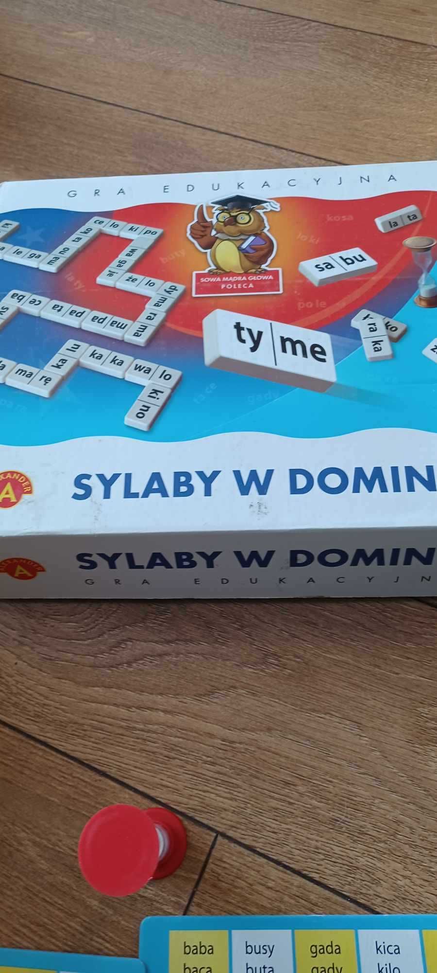 Sylaby w dominie gra edukacyjna