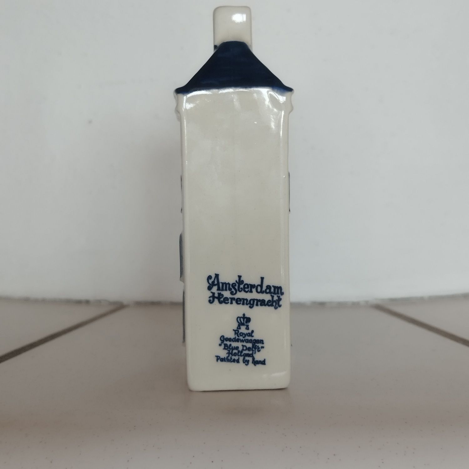 Holenderski Domek Porcelana Holenderska Delft Vintage