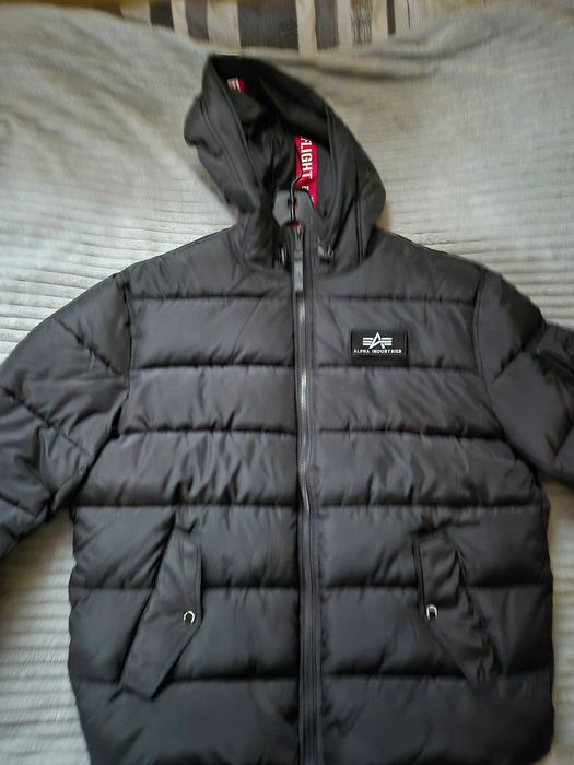 Kurtka zimowa Męska Alpha Industries plus czapka zimowa