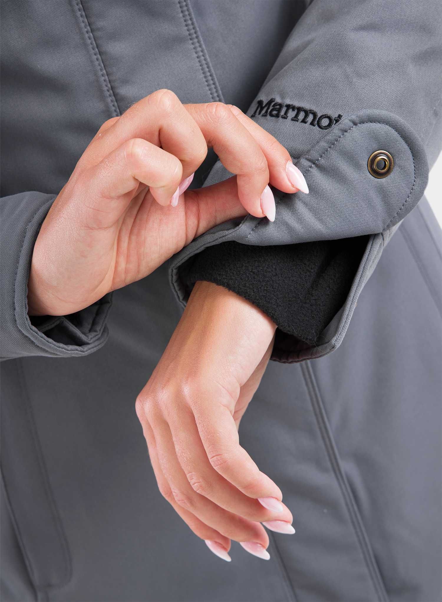 Зимниее пуховое пальто Marmot p.XS зеленое