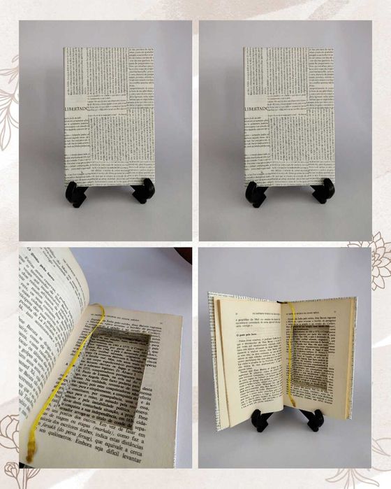Livro com esconderijo secreto
