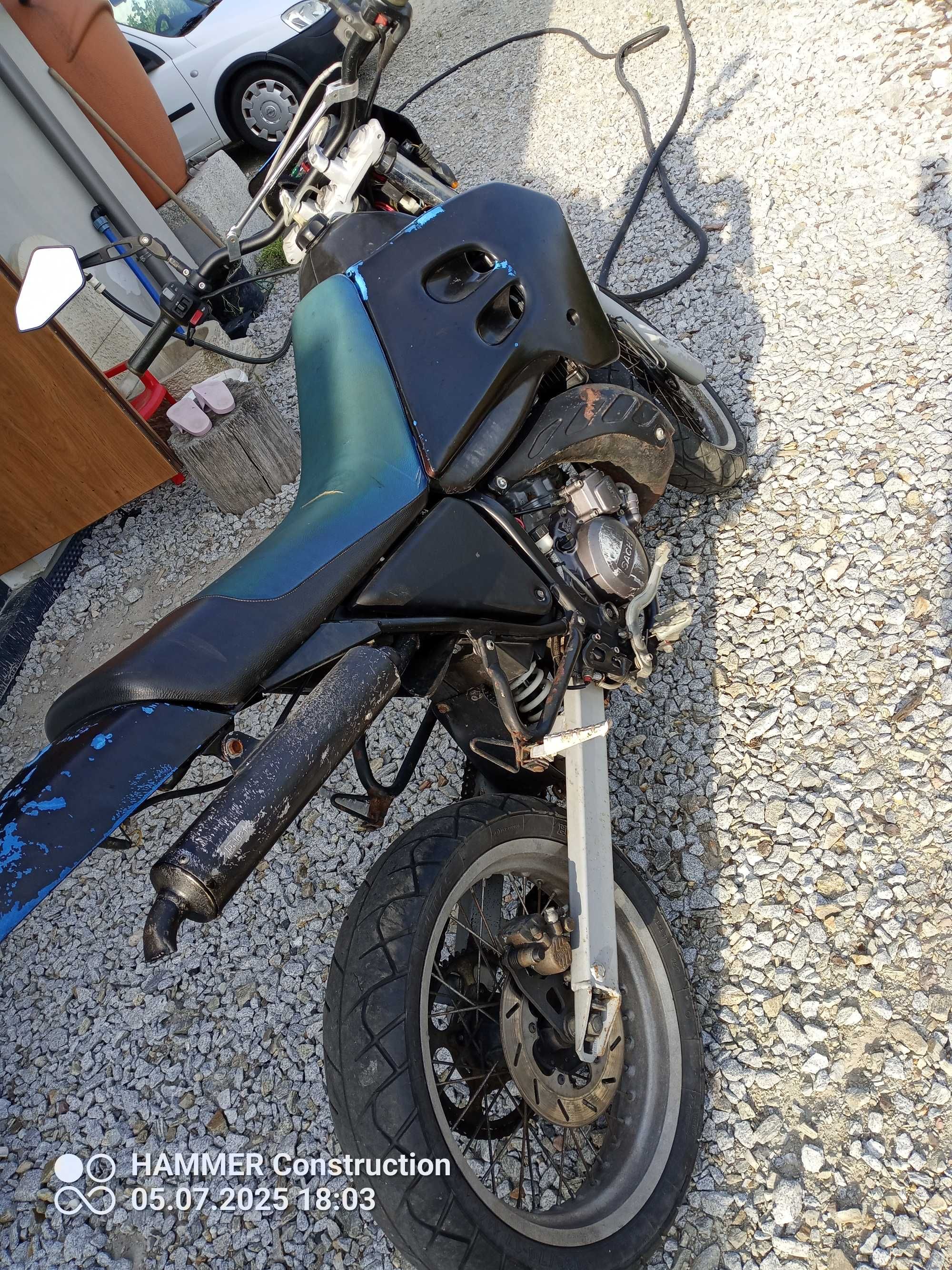 Motocykl Sachs zx125 jak Yamaha dt  suzuki