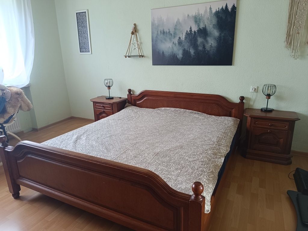 Łóżko 180x200 plus dwie szafki nocne
