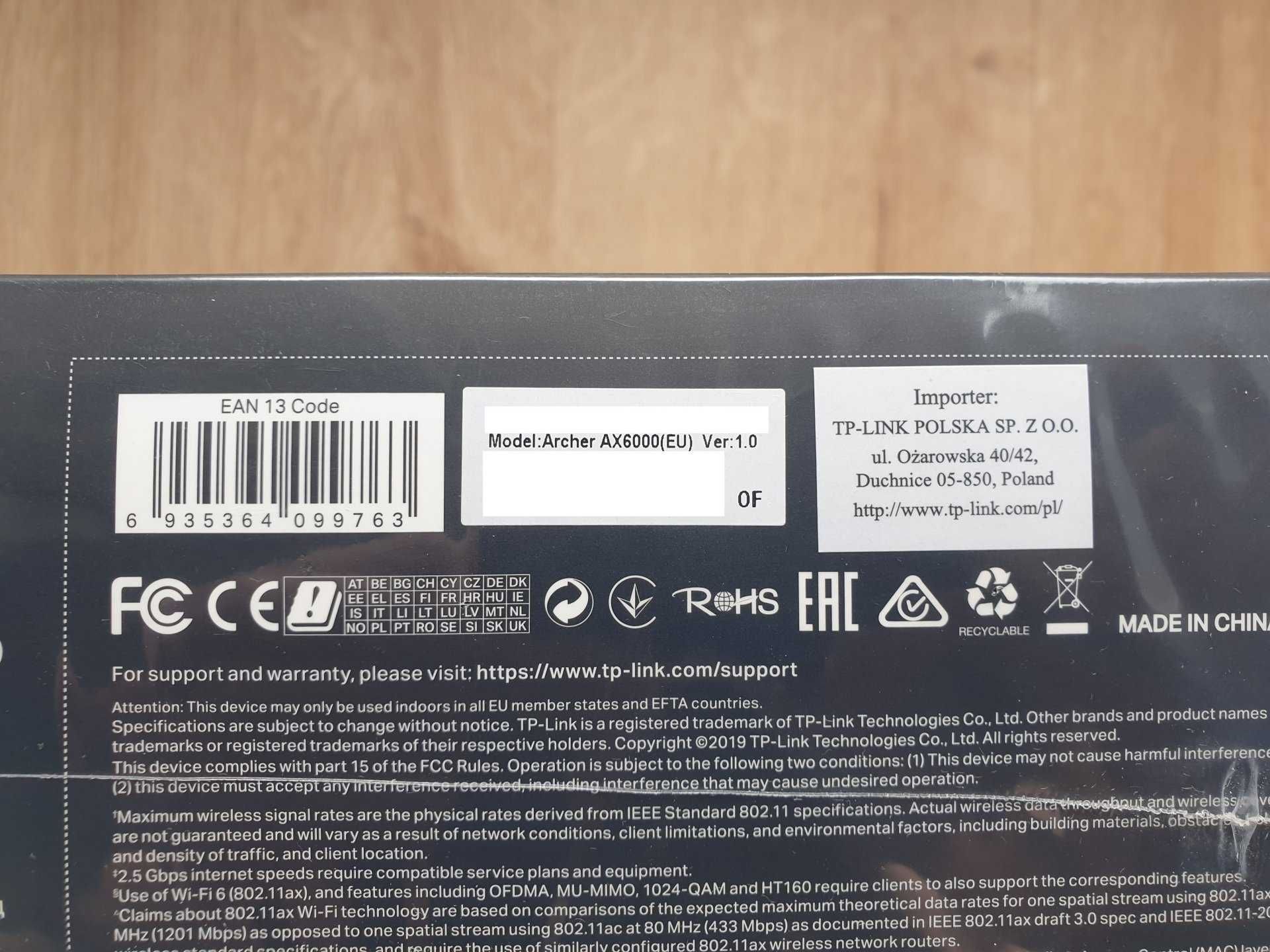 Router TP-LINK Archer AX6000