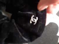 Aksamitka gumka vintage chanel.