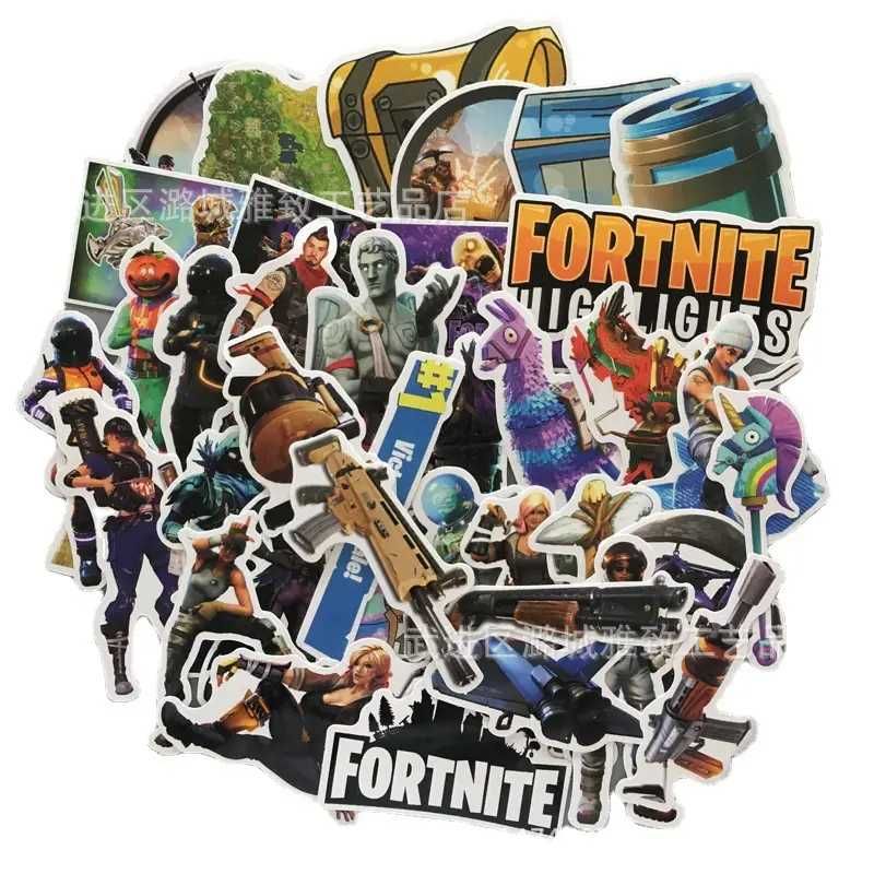 Набор стикеров Fortnite Фортнайт, Panini Панини Наклейки Набор 10шт