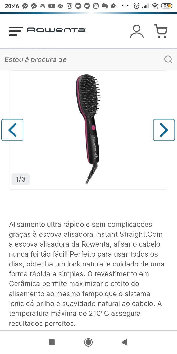 Escova Rowenta pro no