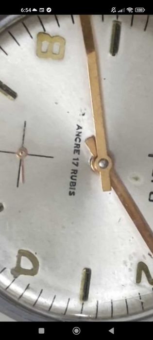 Relógio raríssimo marca alpero