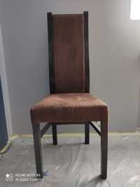 Krzesła tapicerowane antara brąz wenge