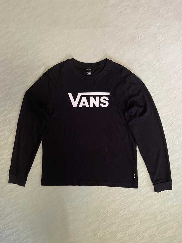 Лонгслів vans з принтом