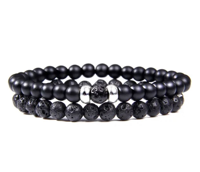 Чоловічі браслети з натурального каменю