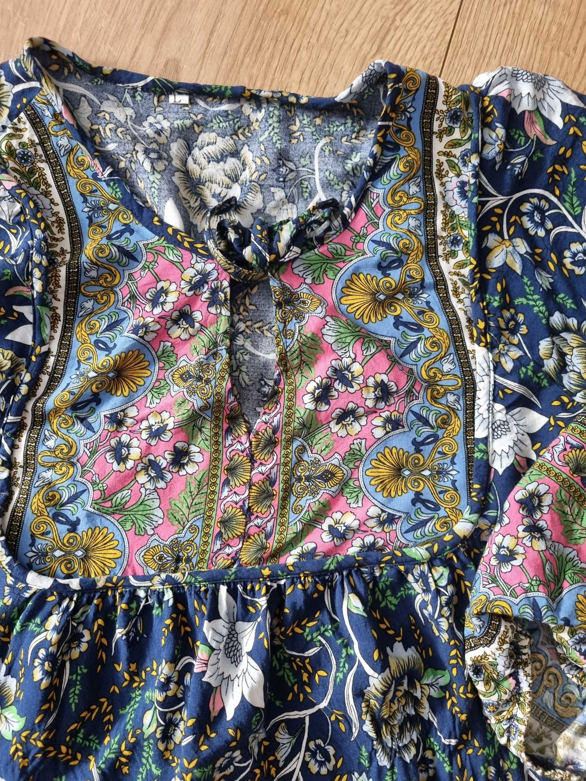 Sukienka boho rozmiar L