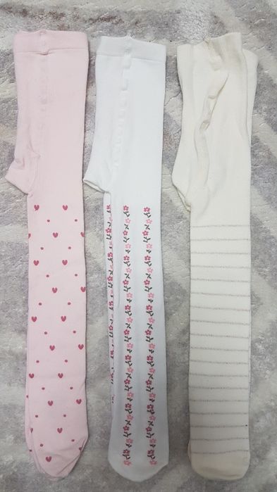 Zestaw 3 szt. rajstopki bawełniane 74-80 Calzedonia