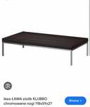 Stolik kawowy, ława IKEA KLUBBO 118x59x27