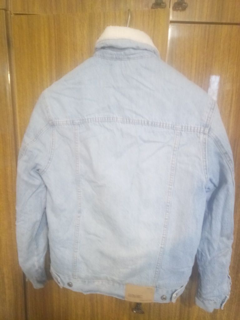 Курточка джинсовая на меху, Пакистан, размер EUR XS  USA XS  MRX 34