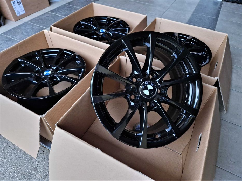 Alufelgi 16 5x120 Czarne ! BMW 1 3 E87 F20 F21 E46 E90 F30 F31 468#