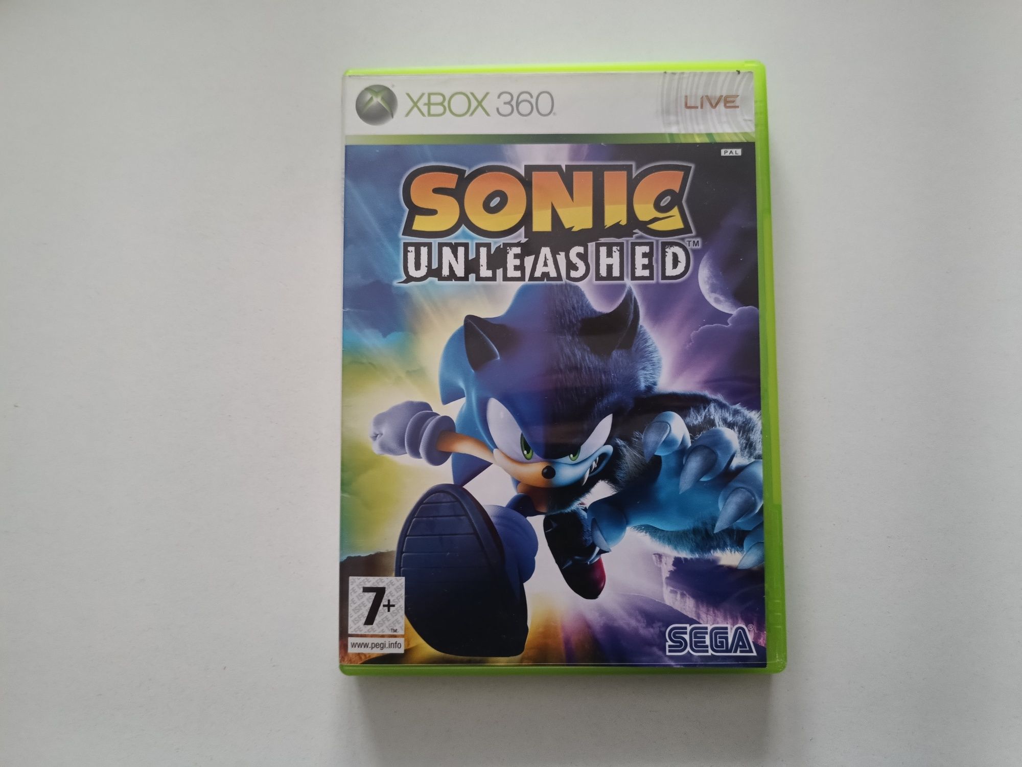 Gra Xbox 360 Sonic Unleashed.