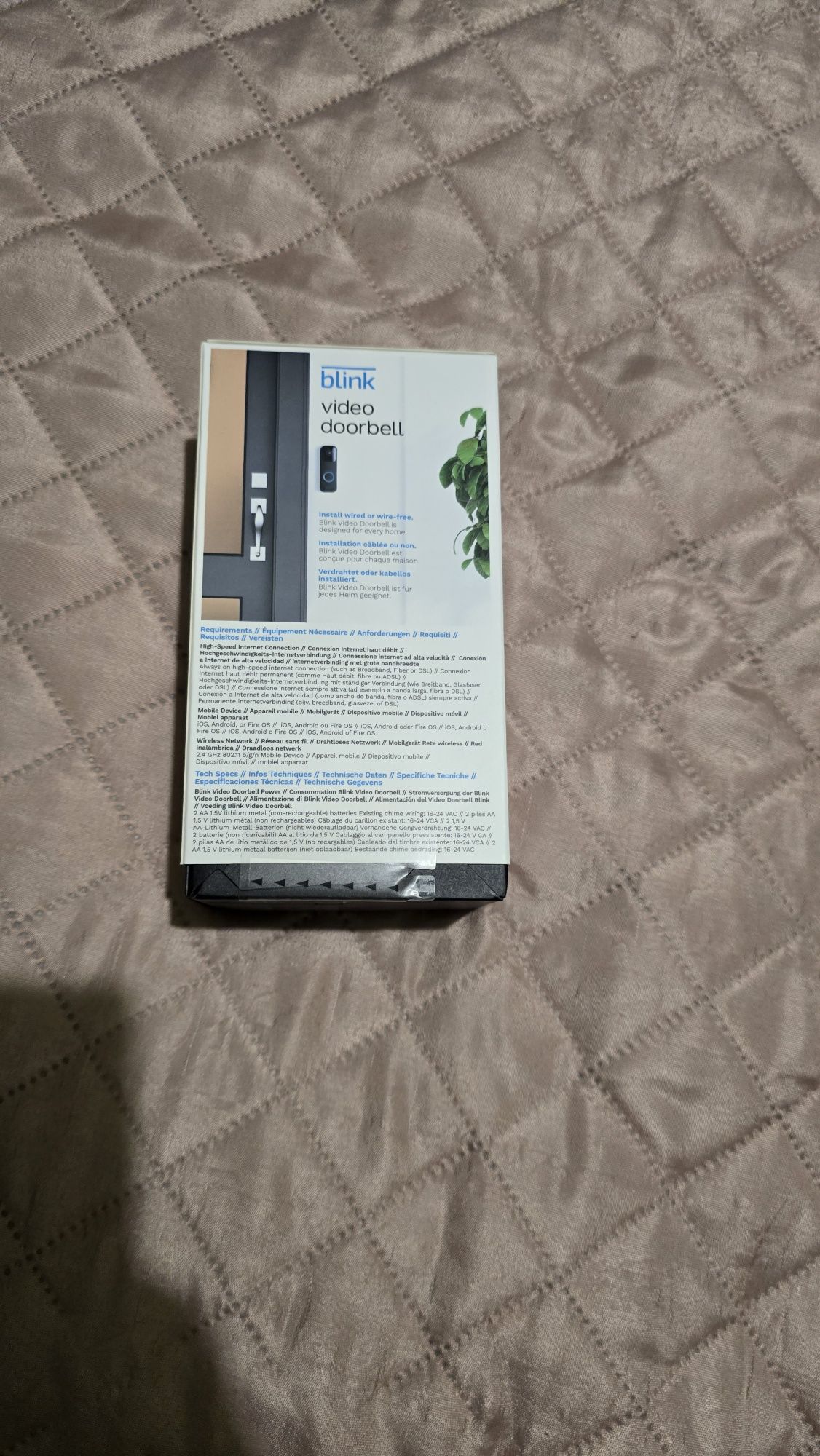 BLINK VIDEO DOORBELL NOVO — Selado! | Campainha Inteligente