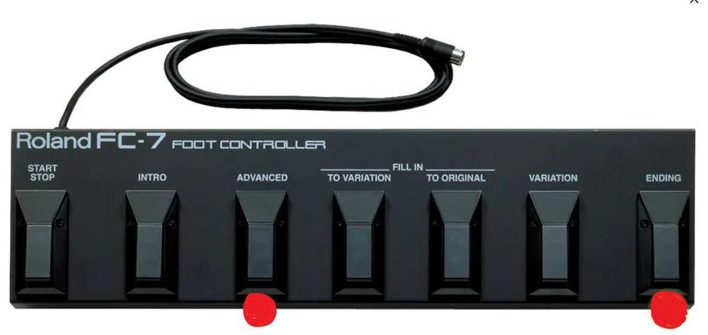 Roland Bk 7m + Roland Fc7