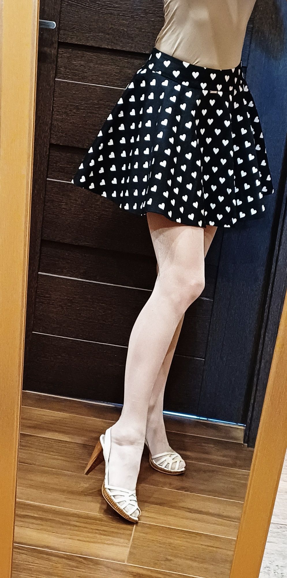 Spódnica rozkloszowana xs-s Simple