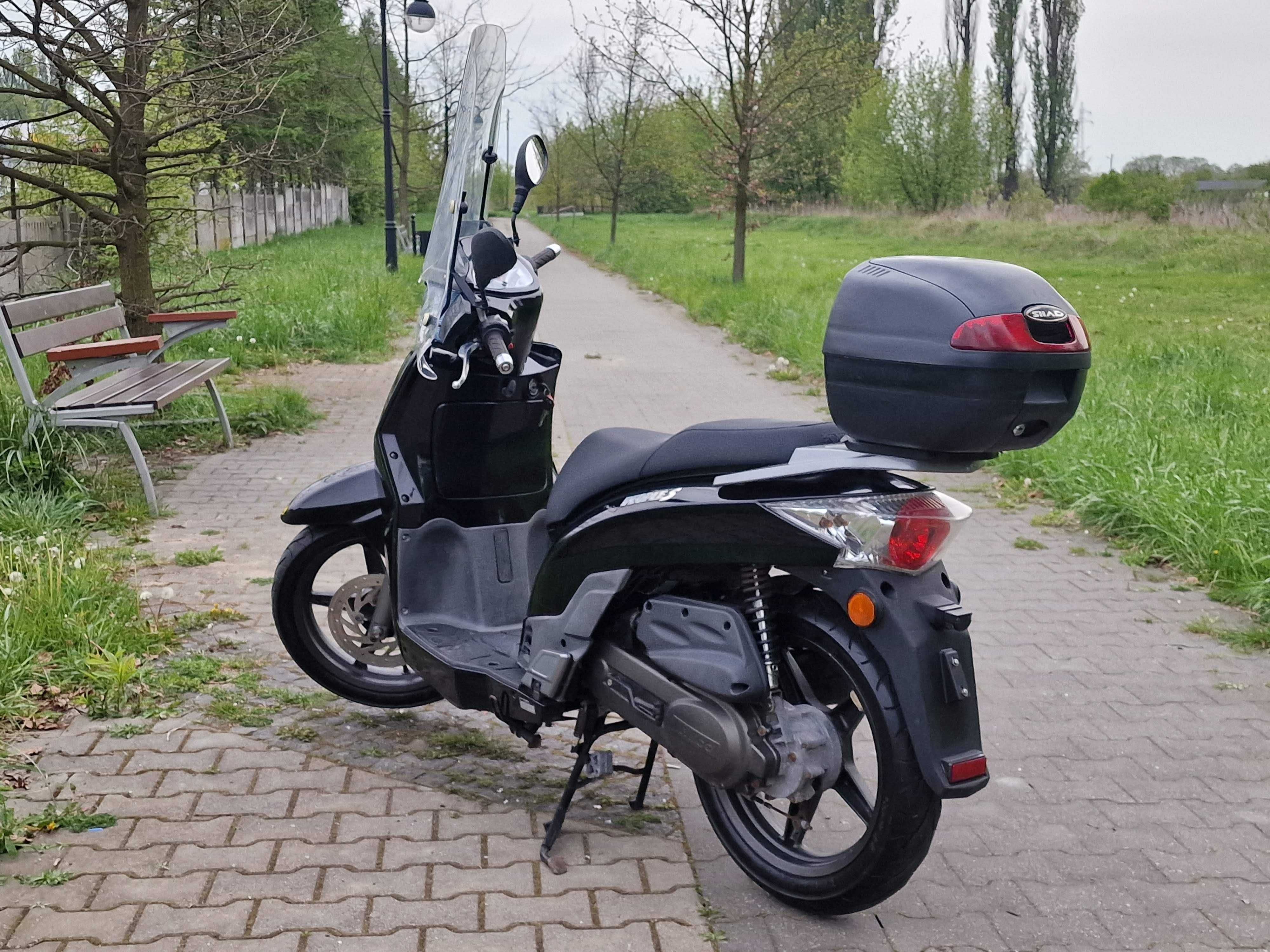 Skuter Kymco People S 50 4T na dużych kołach 16" * szyba * kufer*