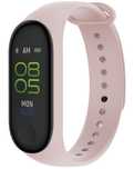 Różowa opaska smartband