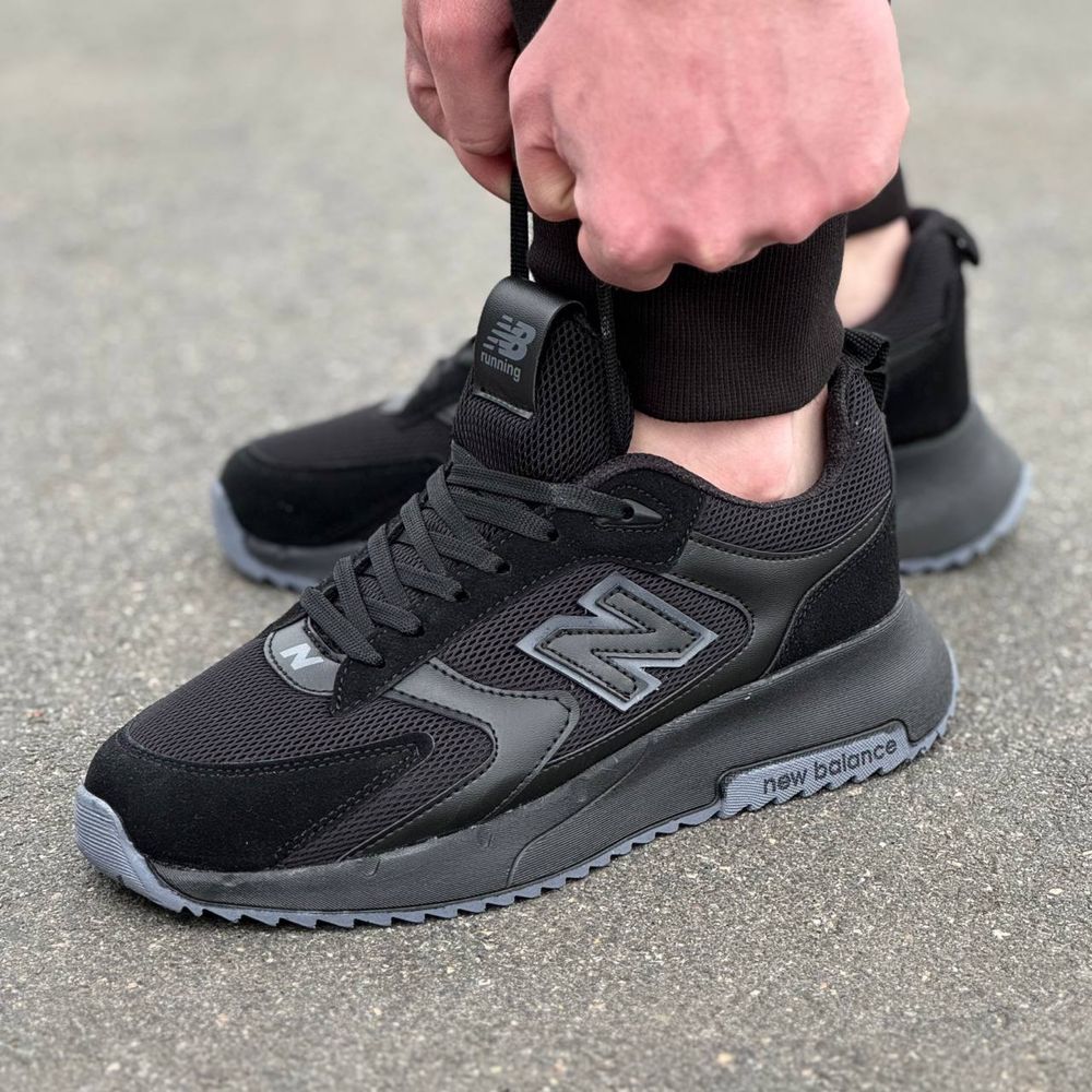 Чоловічі Кросівки Нью Баланс Чорні | New Balance Black 40-44 рм.