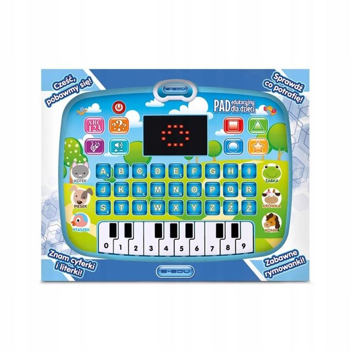 Tablet Edukacyjny Pad Dotykowy Ekran Led