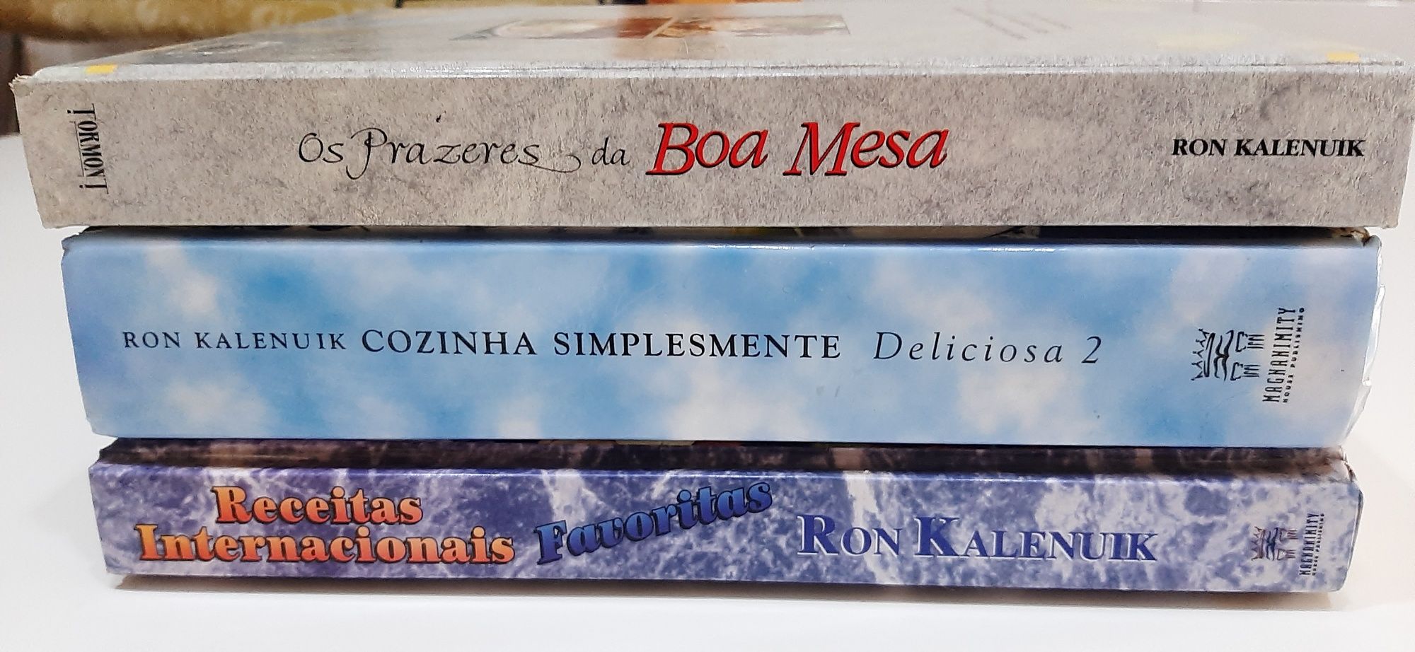 3 Livros de culinária