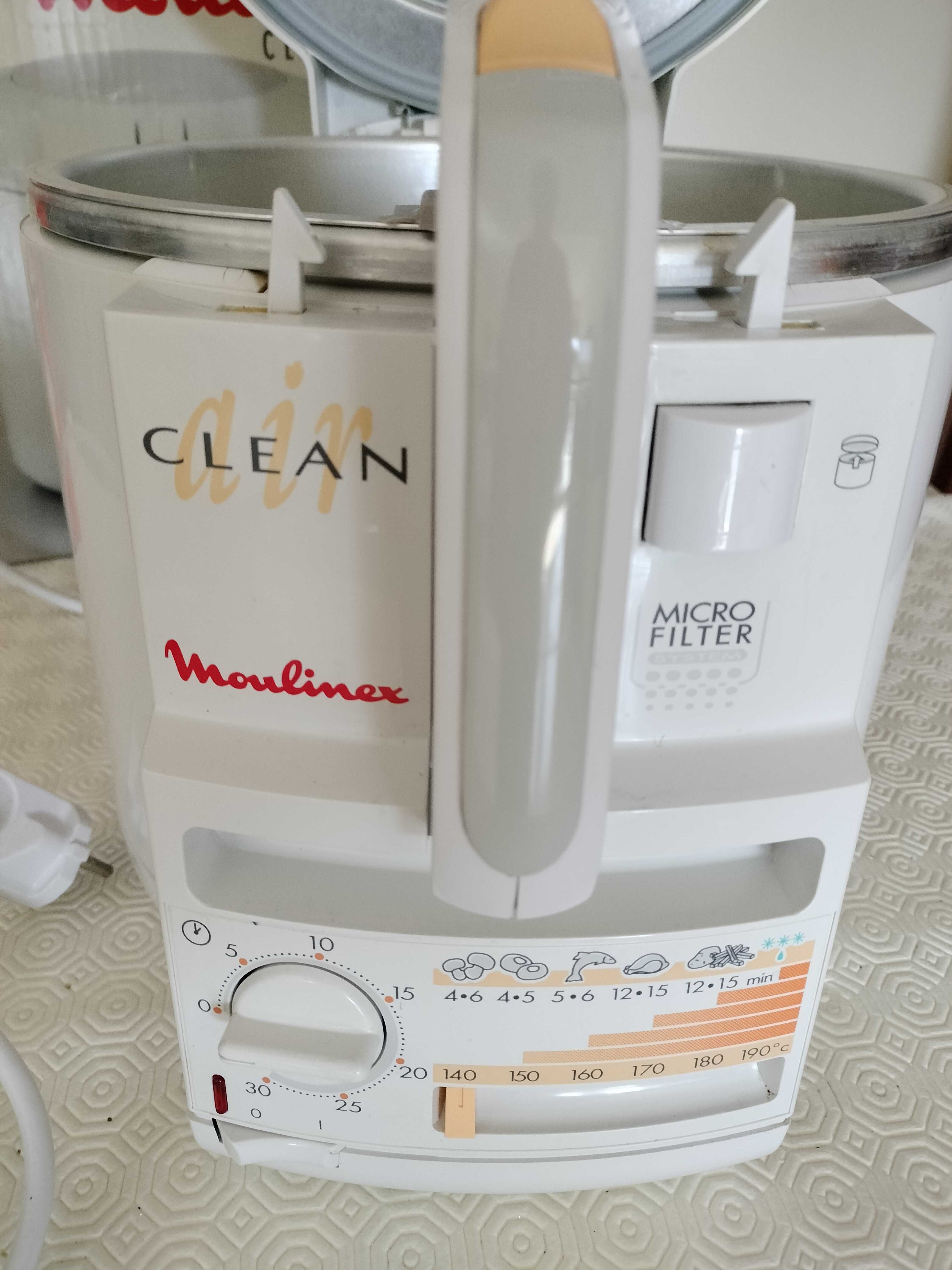 Fritadeira Moulinex Clean Air Timer - Como nova
