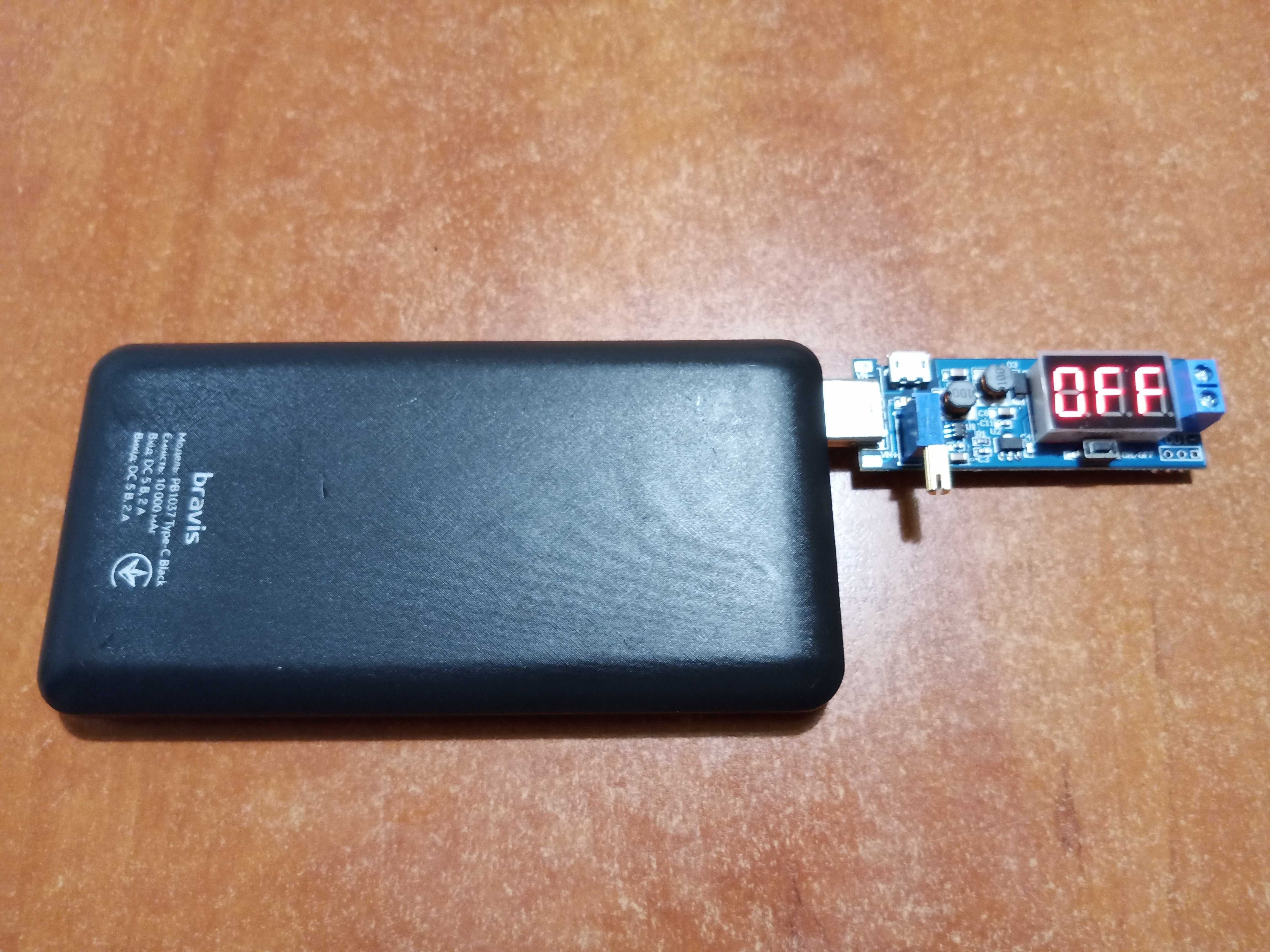 USB преобразователь с 5 на 1-26В , питание роутера от повербанка