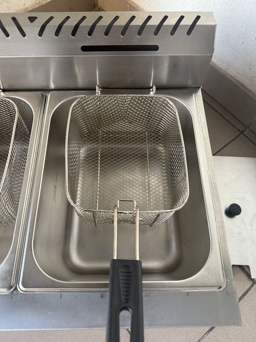 Фритюрниця Чебуречниця Газова Двохпостова Zuver 6+6 літрів!!!