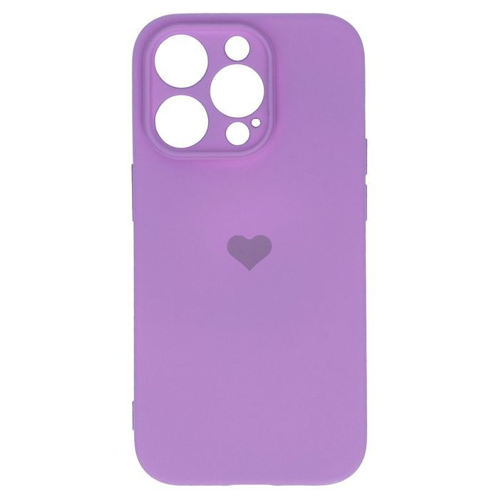 Vennus Silicone Heart Case Do Iphone 13 Pro Max Wzór 1 Fioletowy