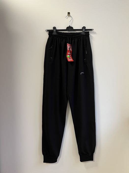 Spodnie męskie dresowe czarne r.L