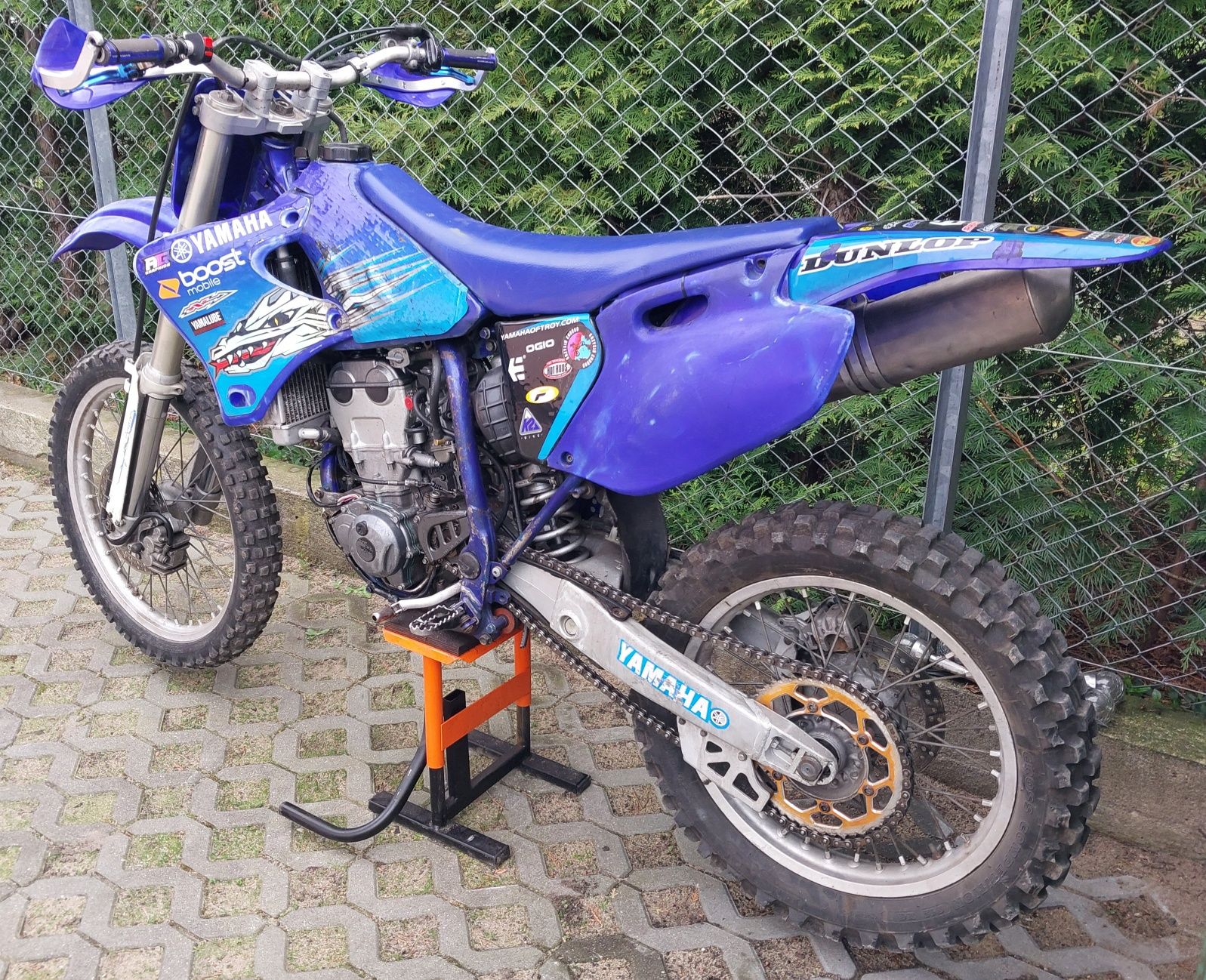 Yamaha Wr 400 uszkodzona okazja tanio cross crf yzf kxf cr kx