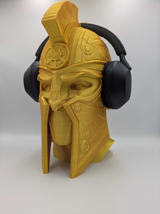 Stojak na słuchawki – Hełm Wojownika 3D | 36 cm