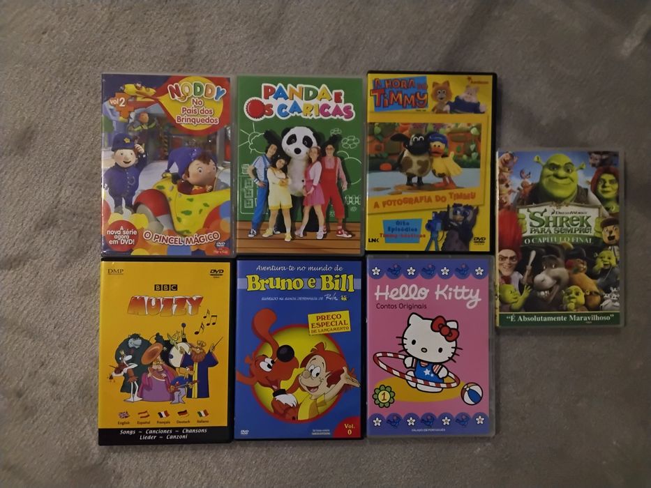 DVD's infantis várias colecções
