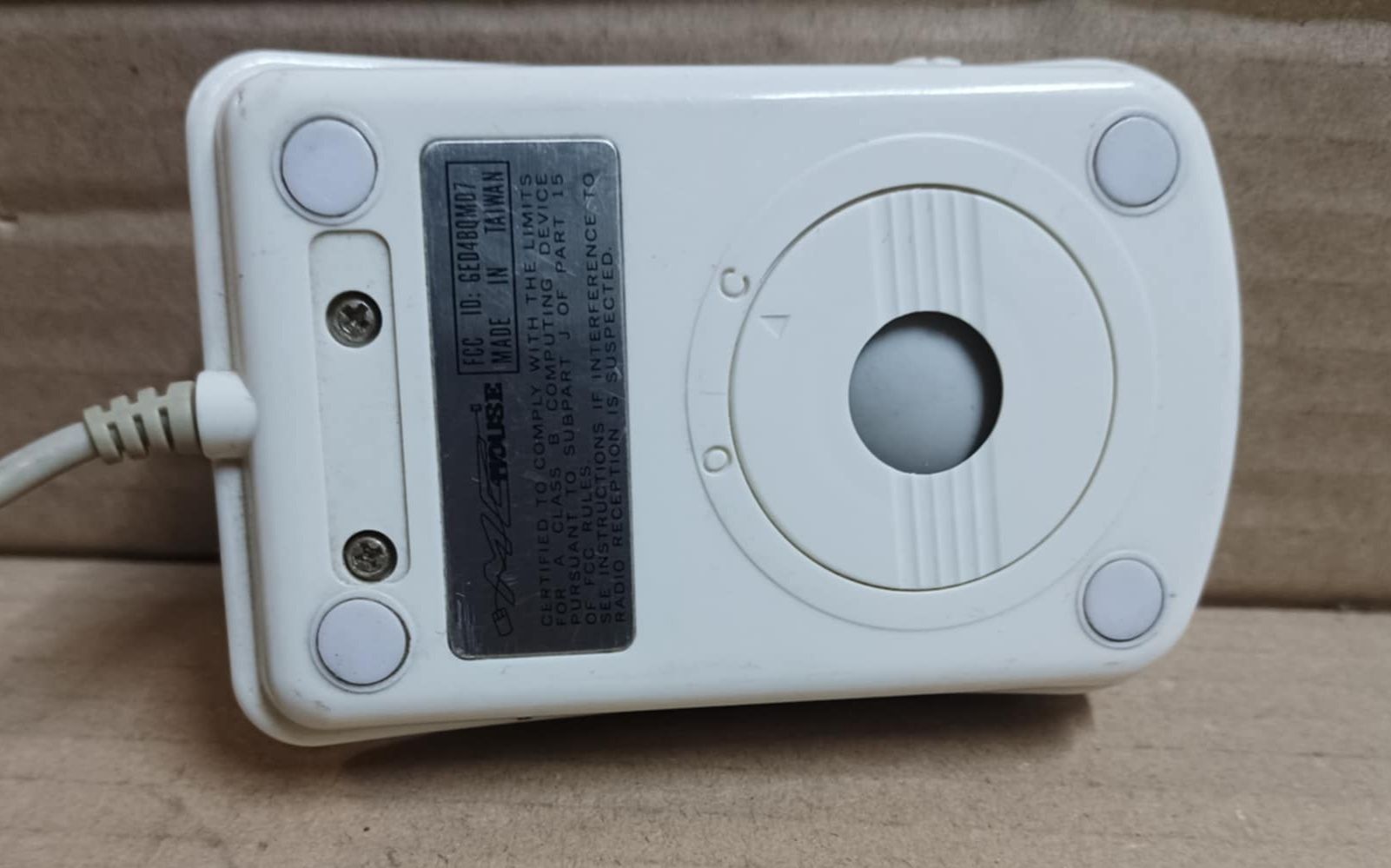 Retro komputer Mysz kulkowa port szeregowy DB25 AT XT 8088 RS232