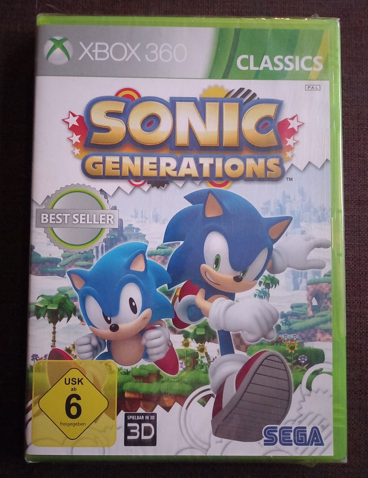 NOWA gra Sonic Generations na konsolę xbox 360 SEGA