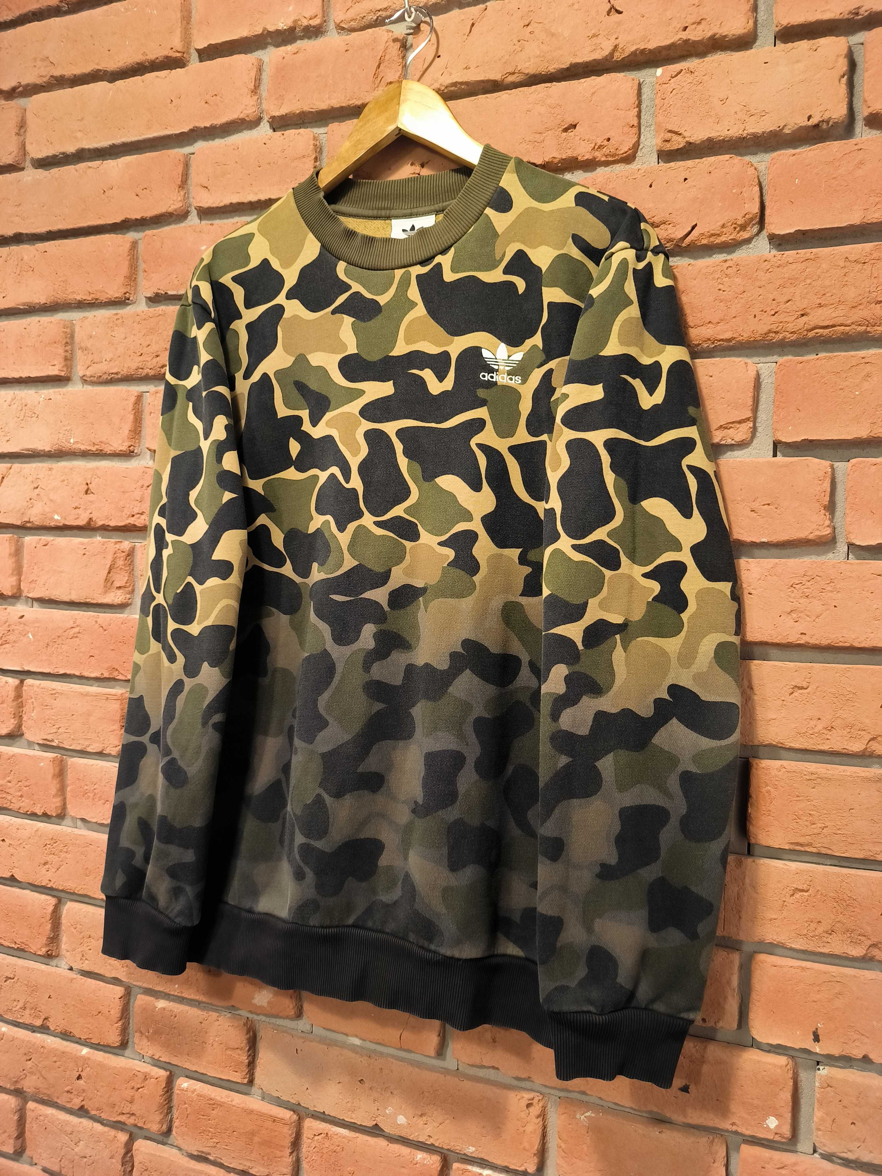 Bluza Adidas Camo Małe Logo Męska