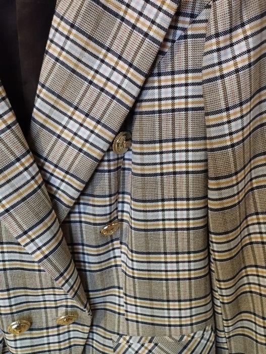 Marynarka EDAN w kratkę