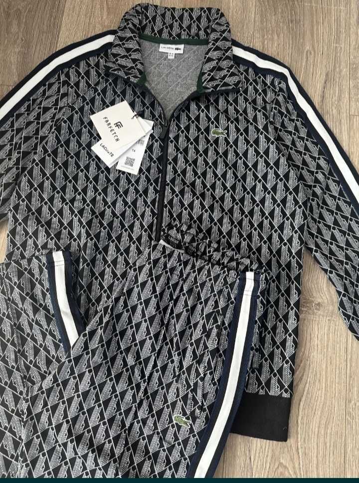 Nowe dresy Lacoste Monogram Black