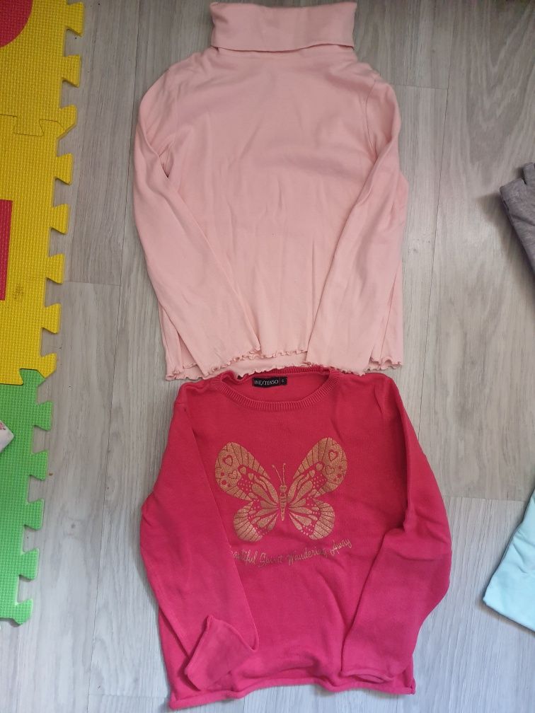 Zestaw koszulek , bluza roz.116 primark