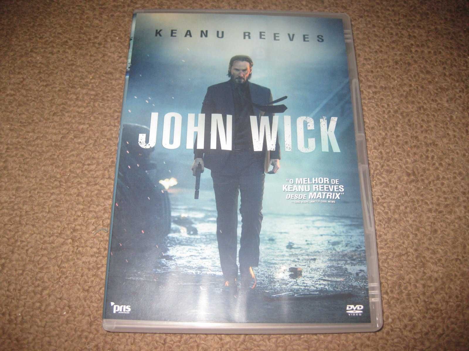 DVD "John Wick" com Keanu Reeves