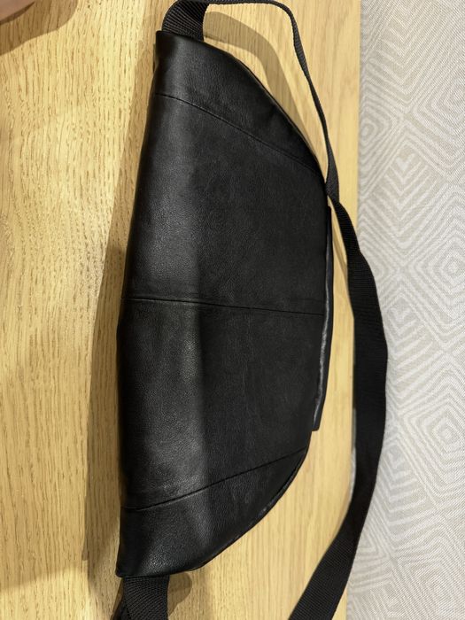 Барсетка поясна сумка наплічник шкіра remade нова шкіряна якісна
