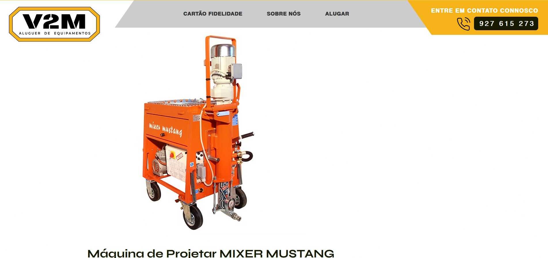 Aluguer Máquina de Projetar Reboco e Estuque